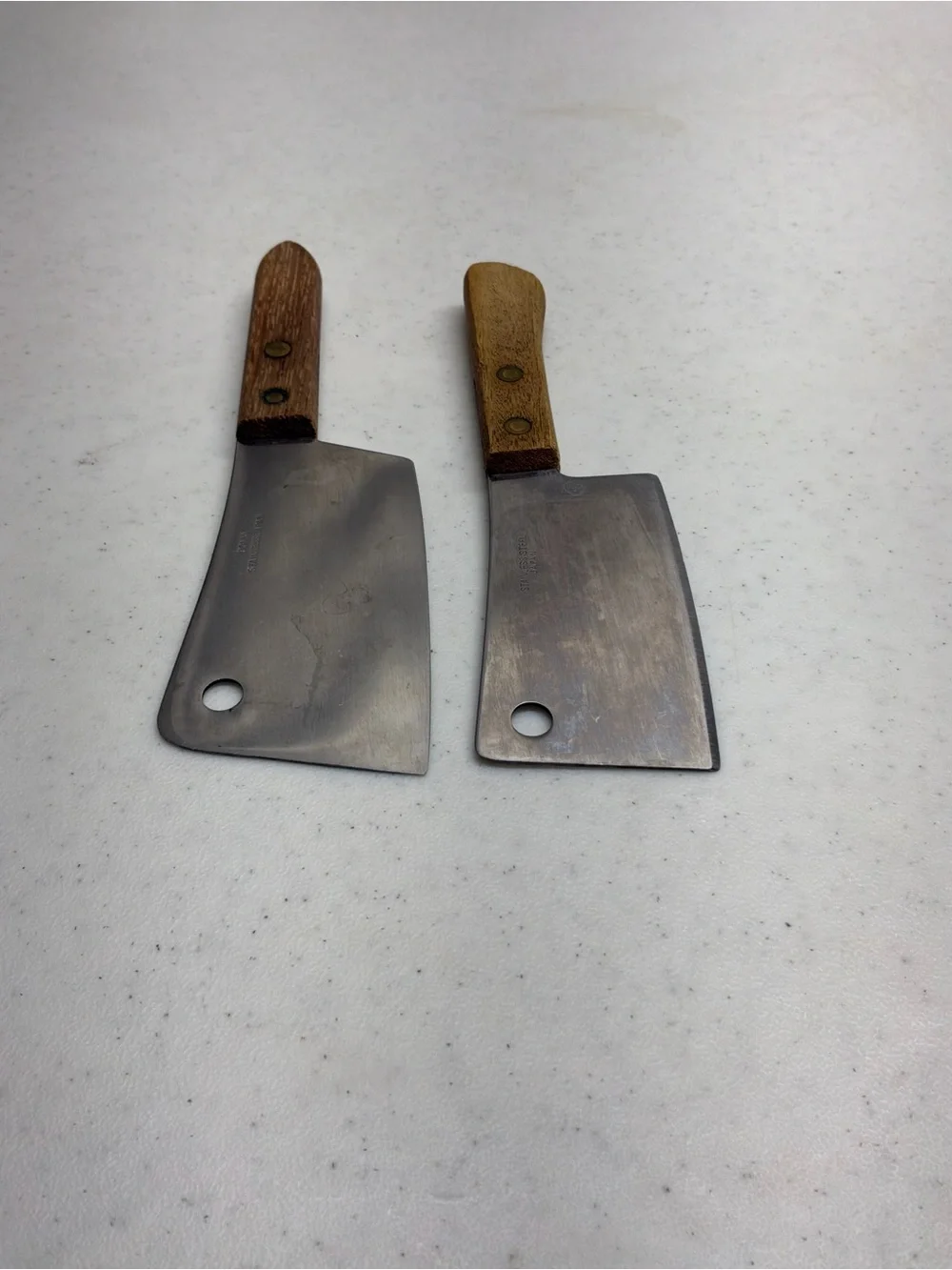 Vintage Stainless Steel Japan Mini Cheese Cleavers 1 is Bonny